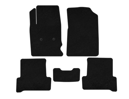 Textile Floor Mats Premium (Black) for Chevrolet Colorado 2012–2022 2012-2022 - image 1