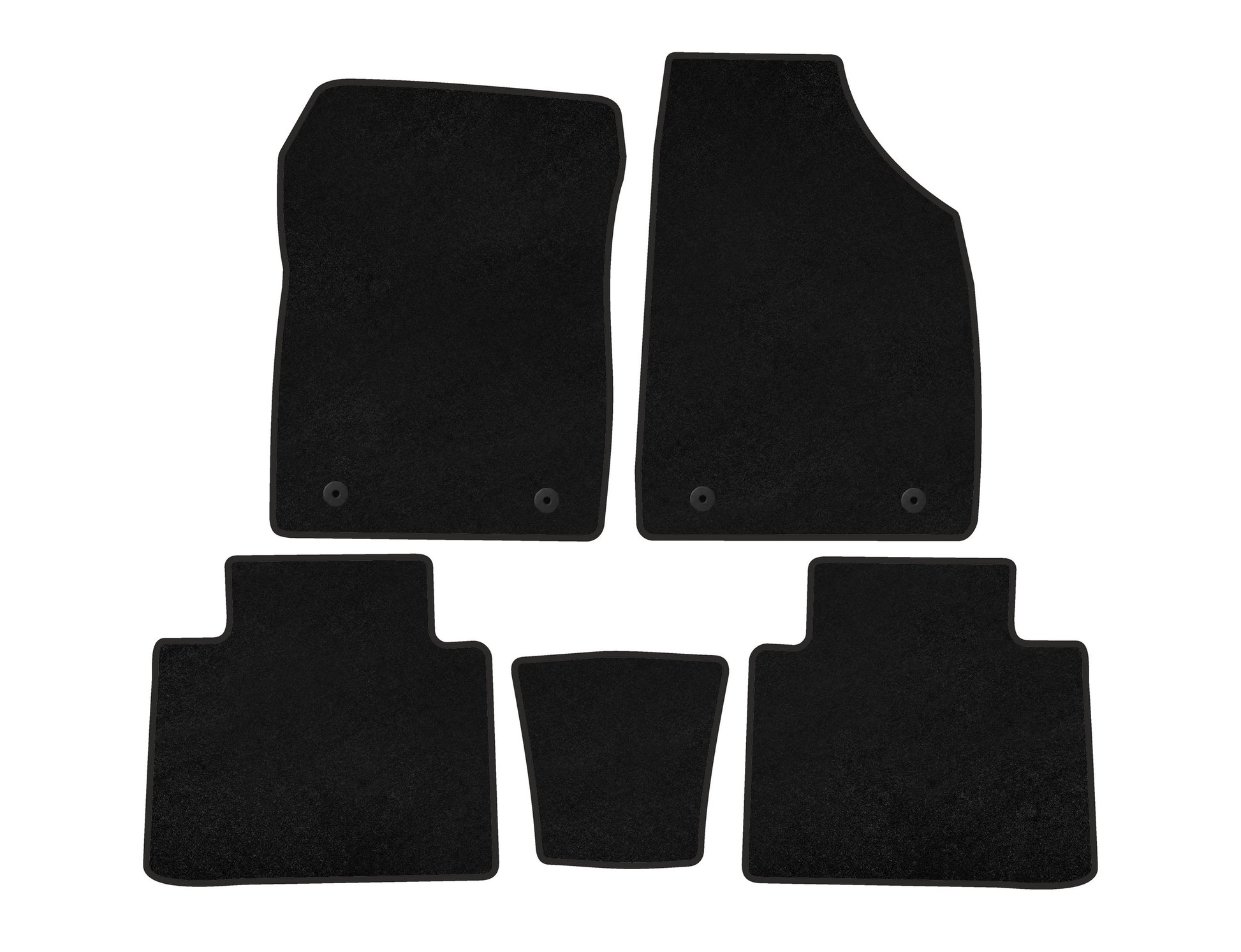 Textile Floor Mats Premium (Black) for MG HS 2018- - image 1