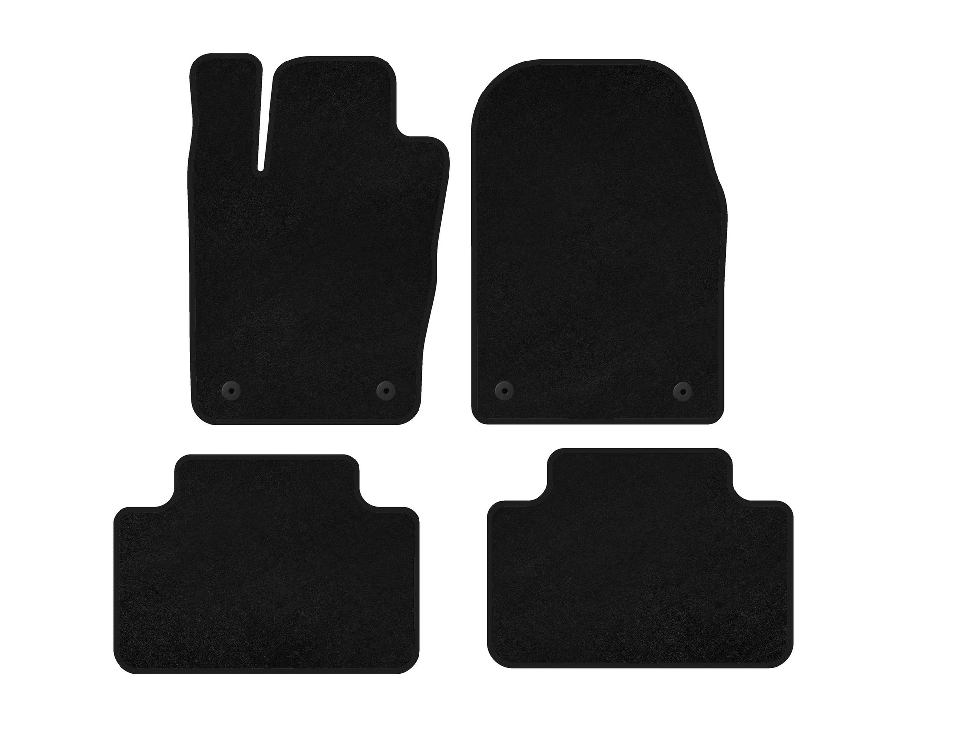 Textile Floor Mats Classic (Black) for Dodge Durango 2010- - image 1