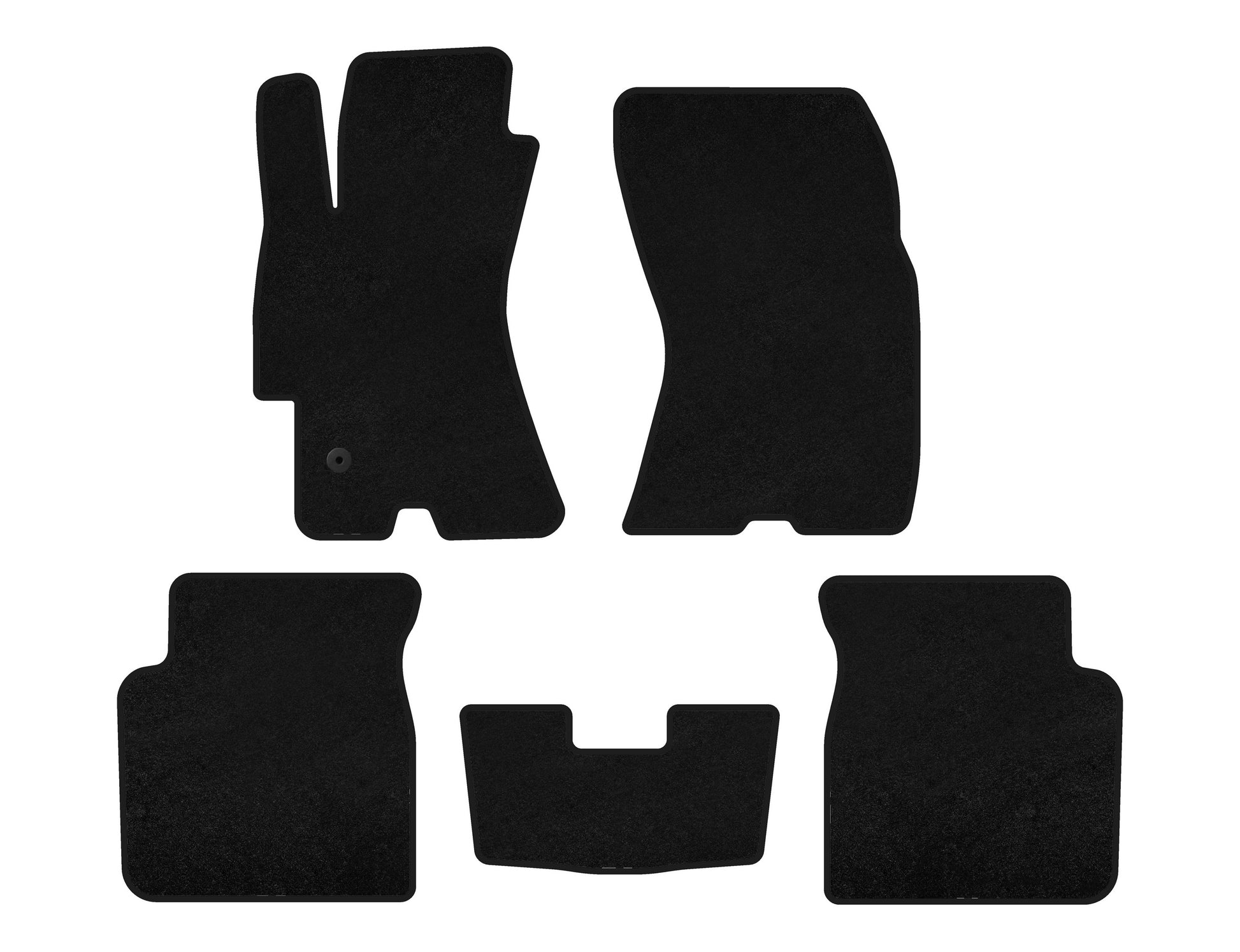 Textile Floor Mats Premium (Black) for Subaru Outback 2005-2009 - image 1