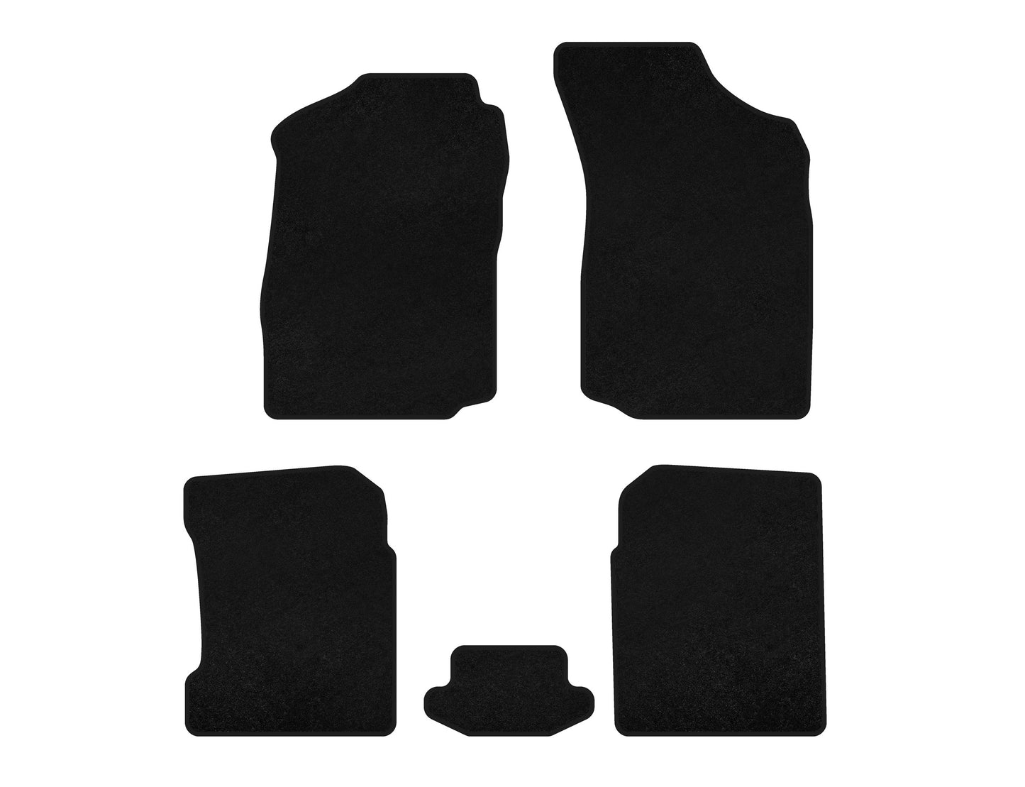 Textile Floor Mats Classic (Black) for Chery Amulet 2003-2014 - image 1