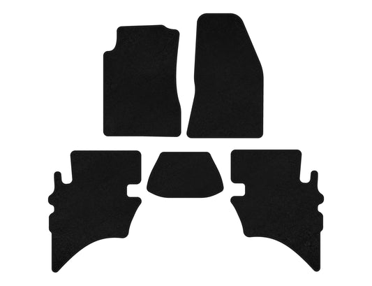 Textile Floor Mats Classic (Black) for Ford Ranger 2002-2006 - image 1