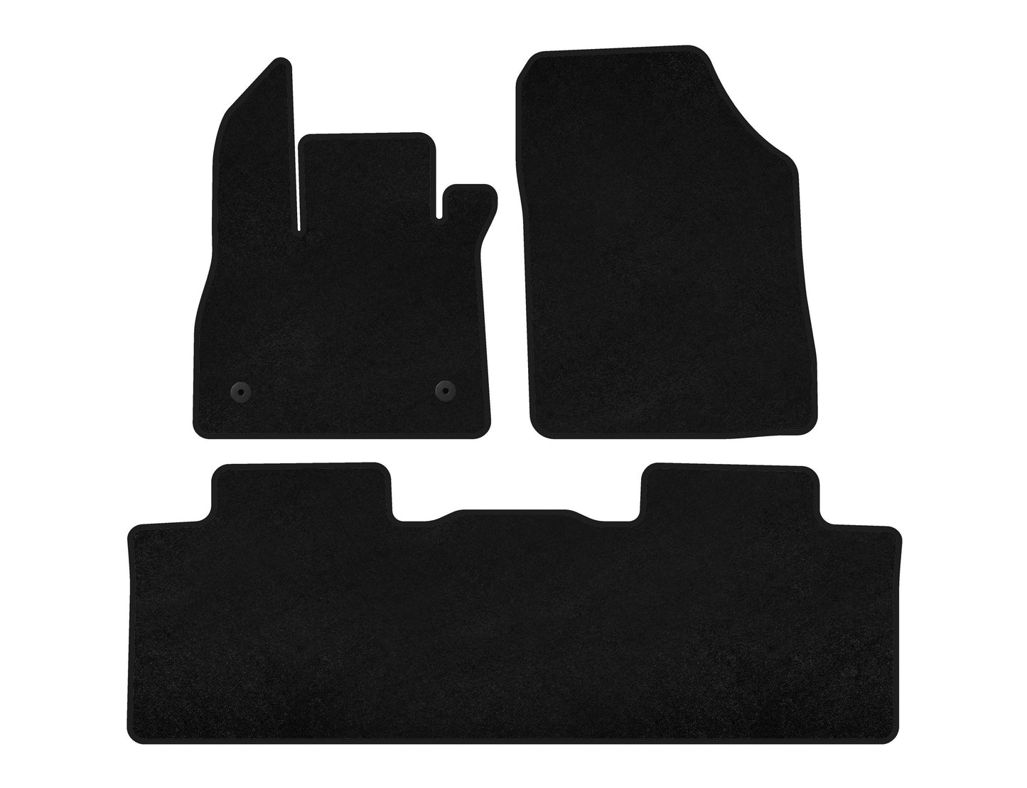 Textile Floor Mats Premium (5-Seater, Black) for Renault Espace 2014- - image 1