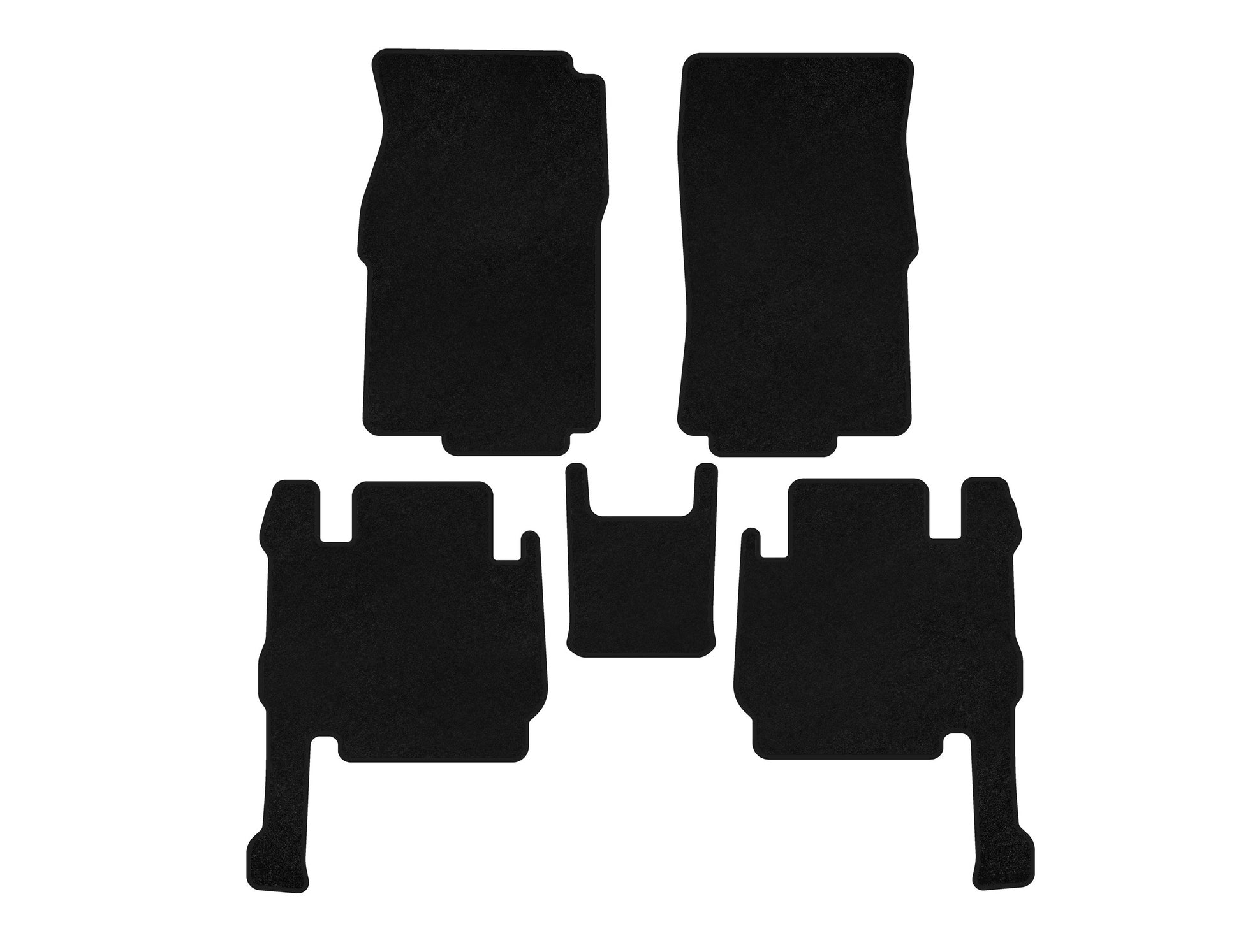 Textile Floor Mats Premium (Black) for GreatWall Wingle 5 2006- - image 1