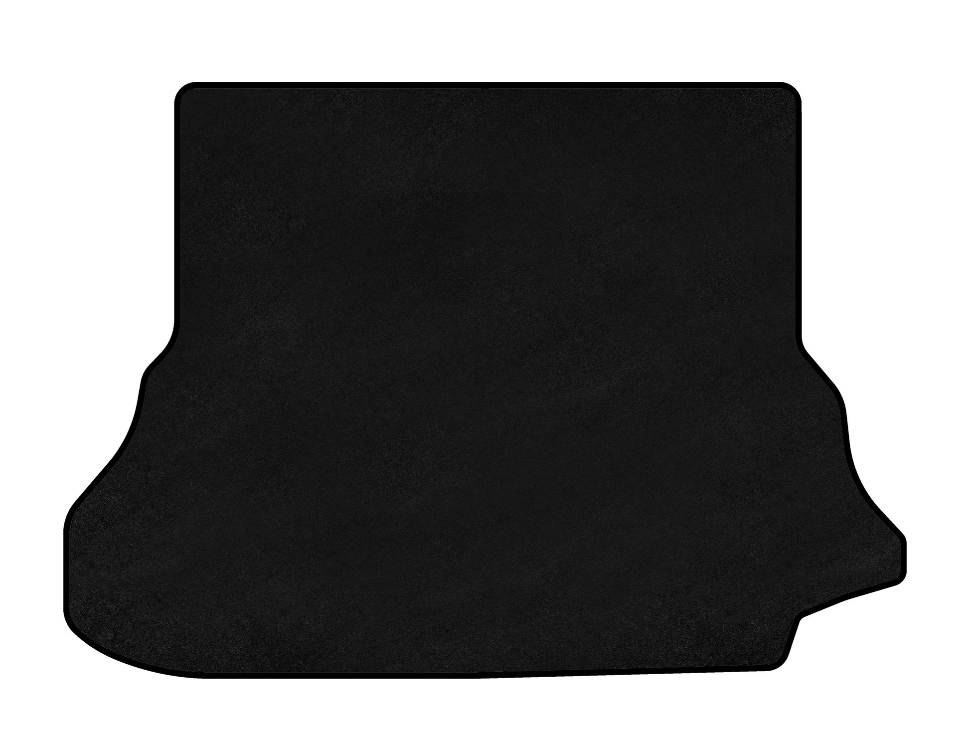 Textile Trunk Mat Classic (HB, 5-door, Black) for Renault Laguna 2001-2007 - image 1