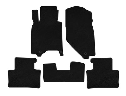 Textile Floor Mats Premium (G37 X, SD, Black) for Infiniti G25/G35/37 (V36/CV36) 2006-2015 - image 1