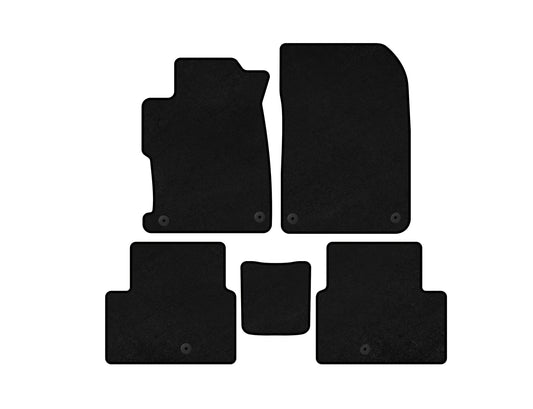 Textile Floor Mats Classic (2012-2015, Black) for Acura ILX 2012-2022 - image 1