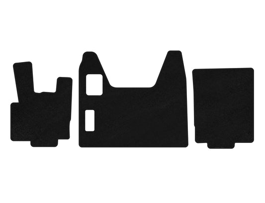 Textile Floor Mats Classic (Black) for DAF XF95 2002-2006 - image 1