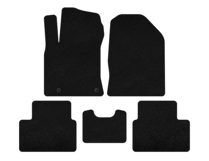 Textile Floor Mats Premium (Black) for Kia Cerato 4 2019- - image 1