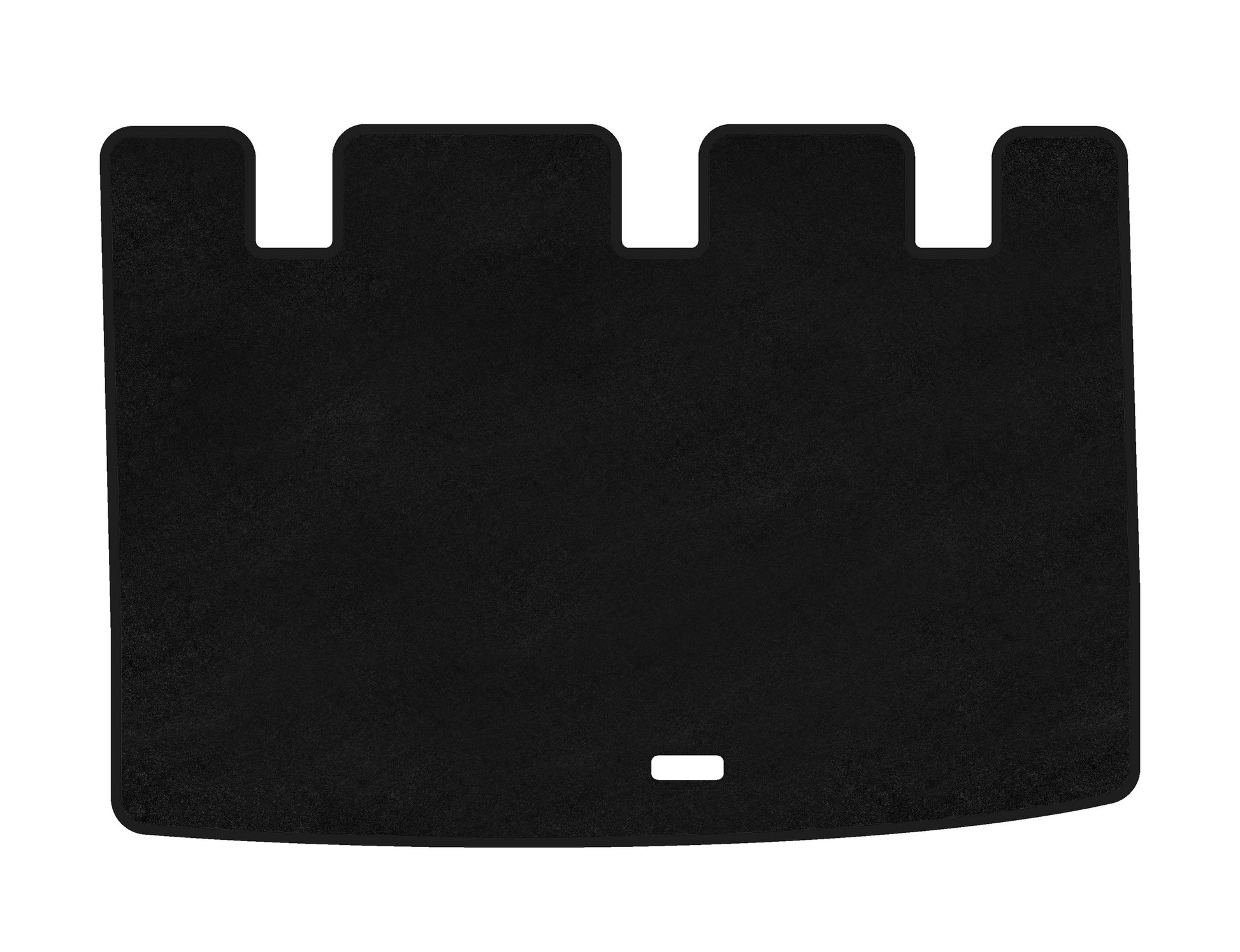 Premium Textile Trunk Mat (HB, Black) for Kia Rio 2005-2011 - image 1