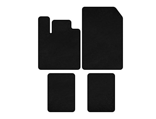 Textile Floor Mats Classic (black) for Renault Twingo 2007-2014 - image 1