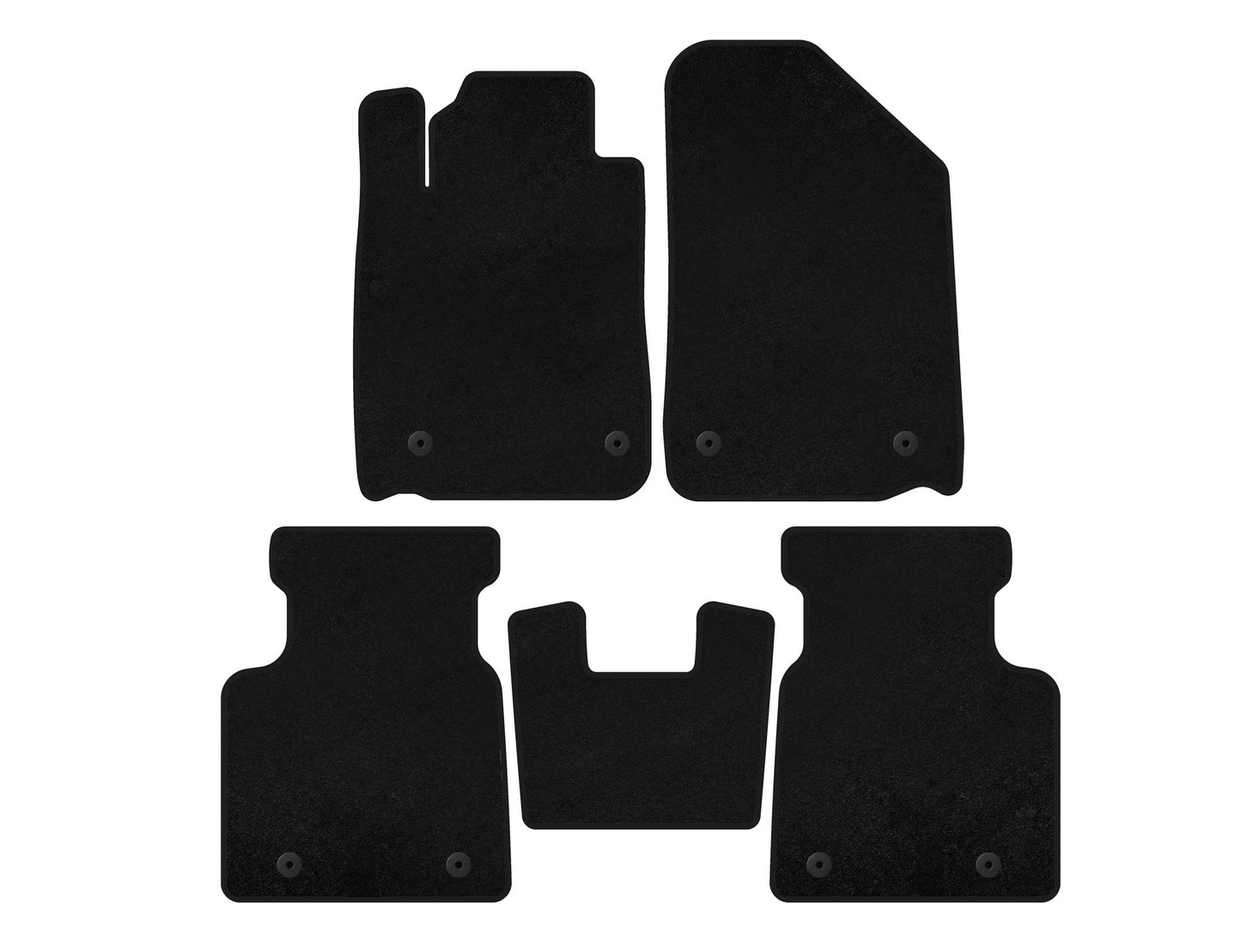 Textile Floor Mats Premium (black) for Lexus ES 2001-2006 - image 1
