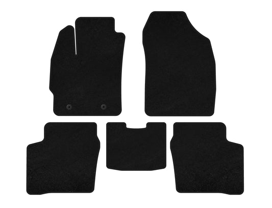 Textile Floor Mats Premium (LB, Black) for Toyota Prius 2003-2009 - image 1