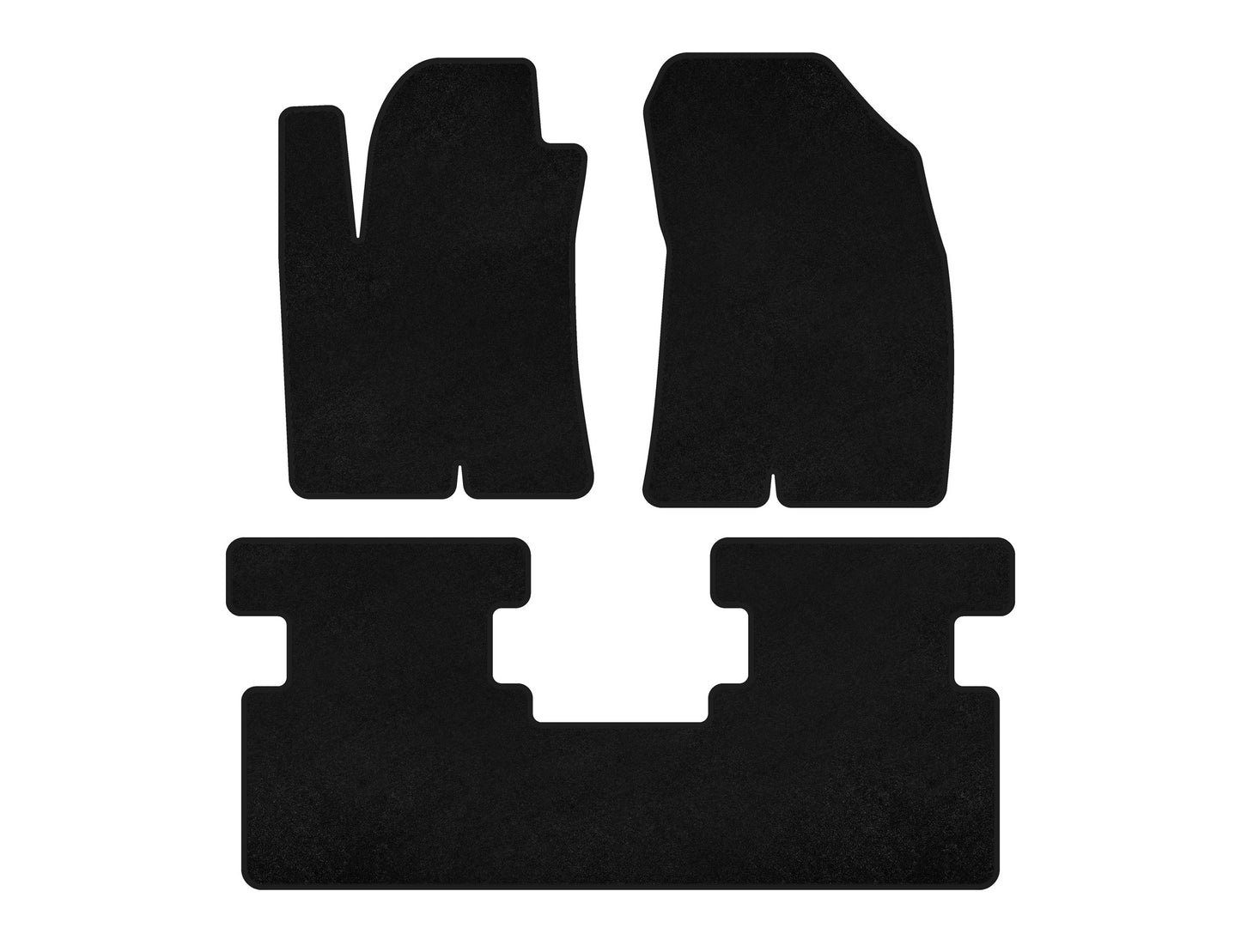 Textile Floor Mats Classic (2WD, Black) for Great Wall Haval Jolion 2020- - image 1