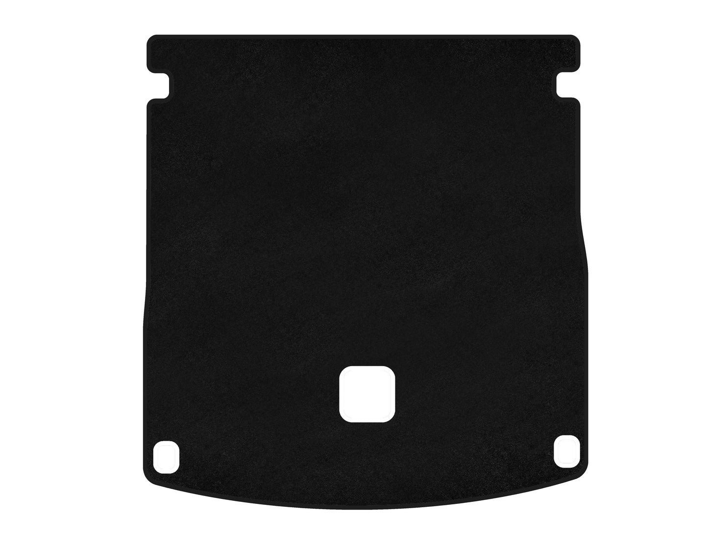 Trunk Mat Textile Classic (2011-2015, SW, Black) for Hyundai I-40 2011-2019 - image 1