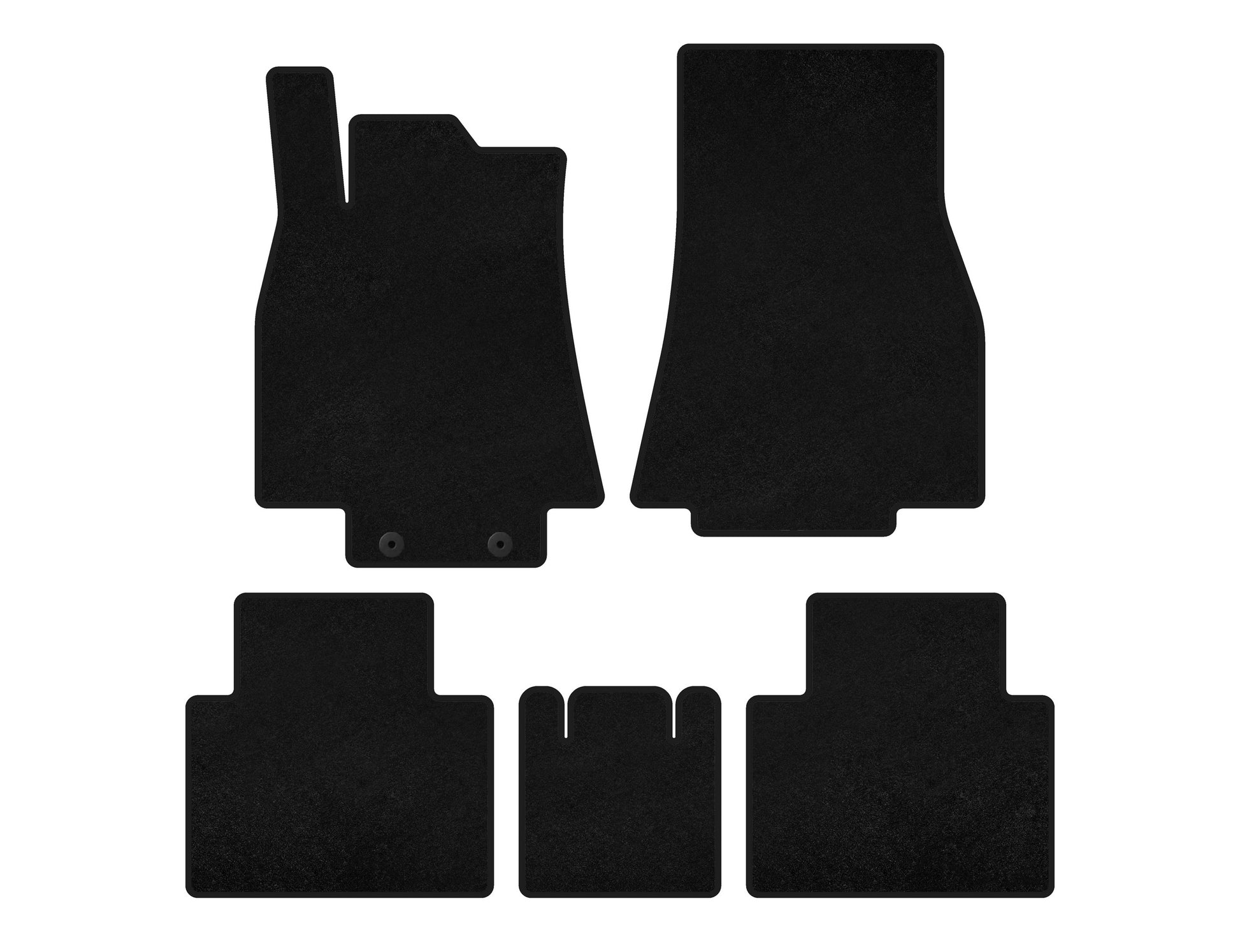 Textile Floor Mats Classic (Black) for Mercedes B-class W245 2005-2011 - image 1