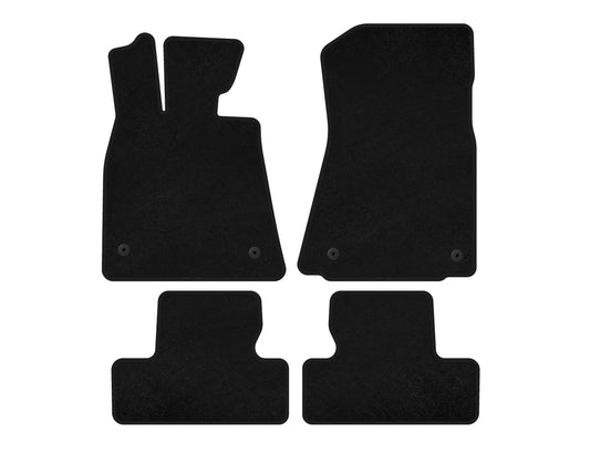 Textile Floor Mats Classic (Coupe, Black) for Lexus RC 200t 2014- - image 1