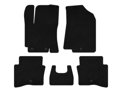 Textile Floor Mats Classic (SD, Black) for Kia Rio 2012-2017 - image 1