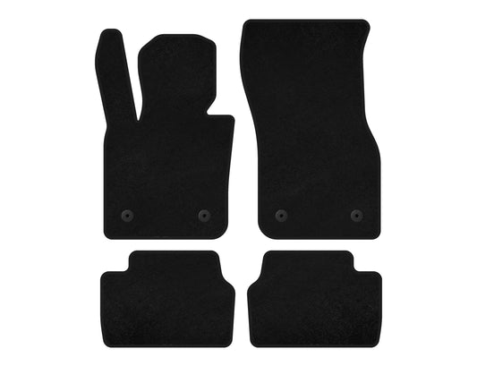 Textile Floor Mats Classic (for F55, 5-door, Black) for Mini Cooper F55/56/57 2014-2023 - image 1