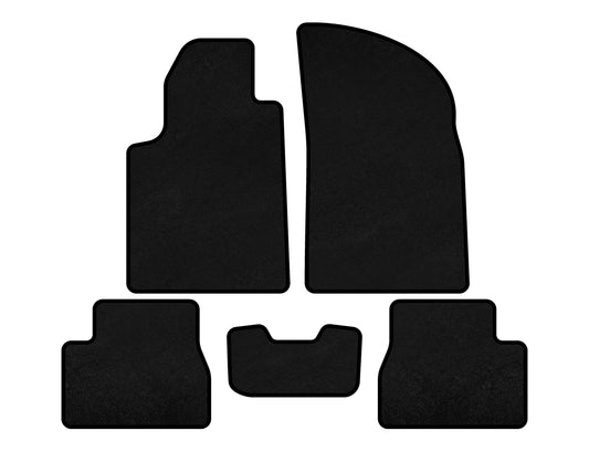 Textile Floor Mats Premium (Black) for Citroen C-3 2002-2009 - image 2