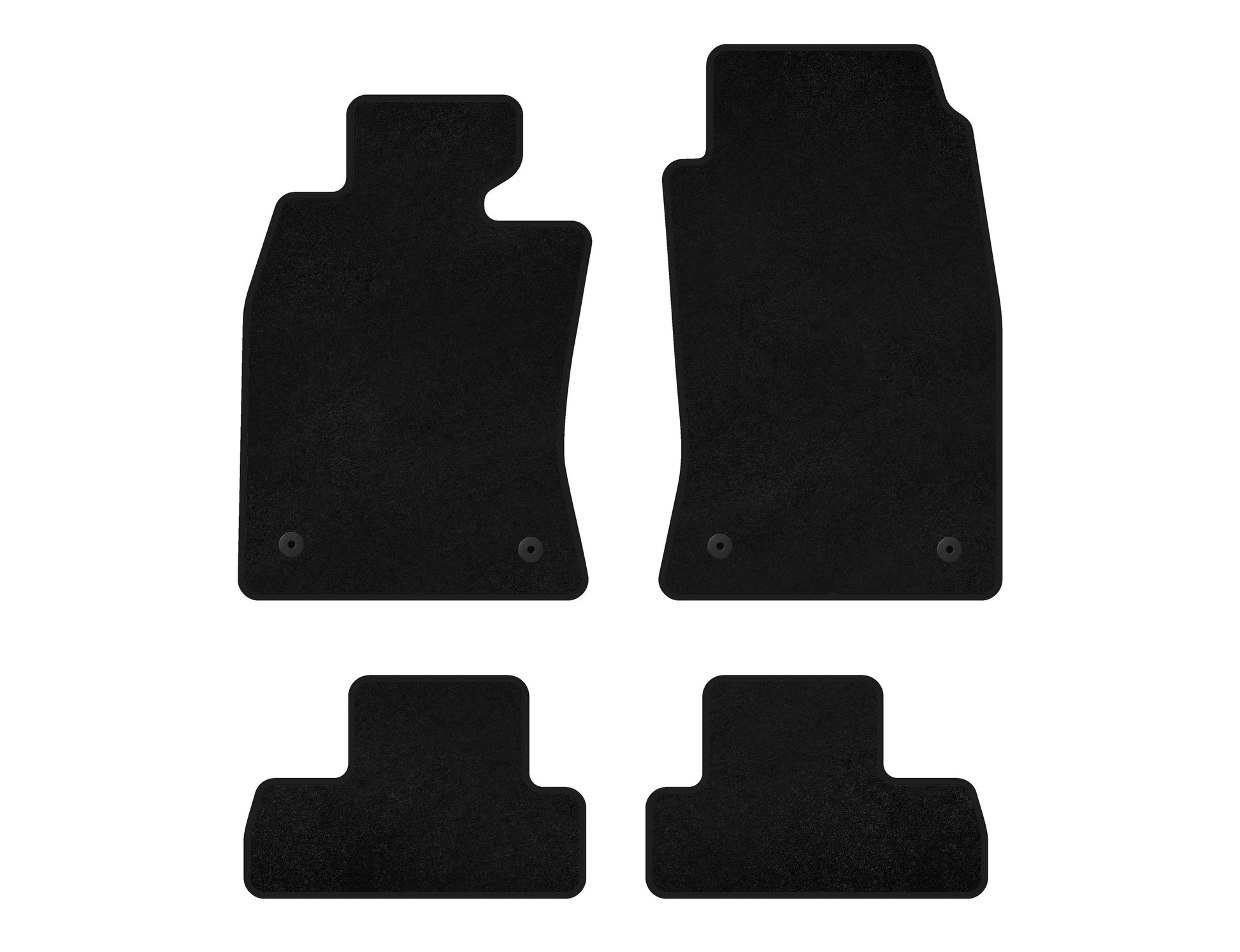 Textile Floor Mats Classic (for R50, black) for Mini Cooper R50/52/53 2000-2006 - image 1