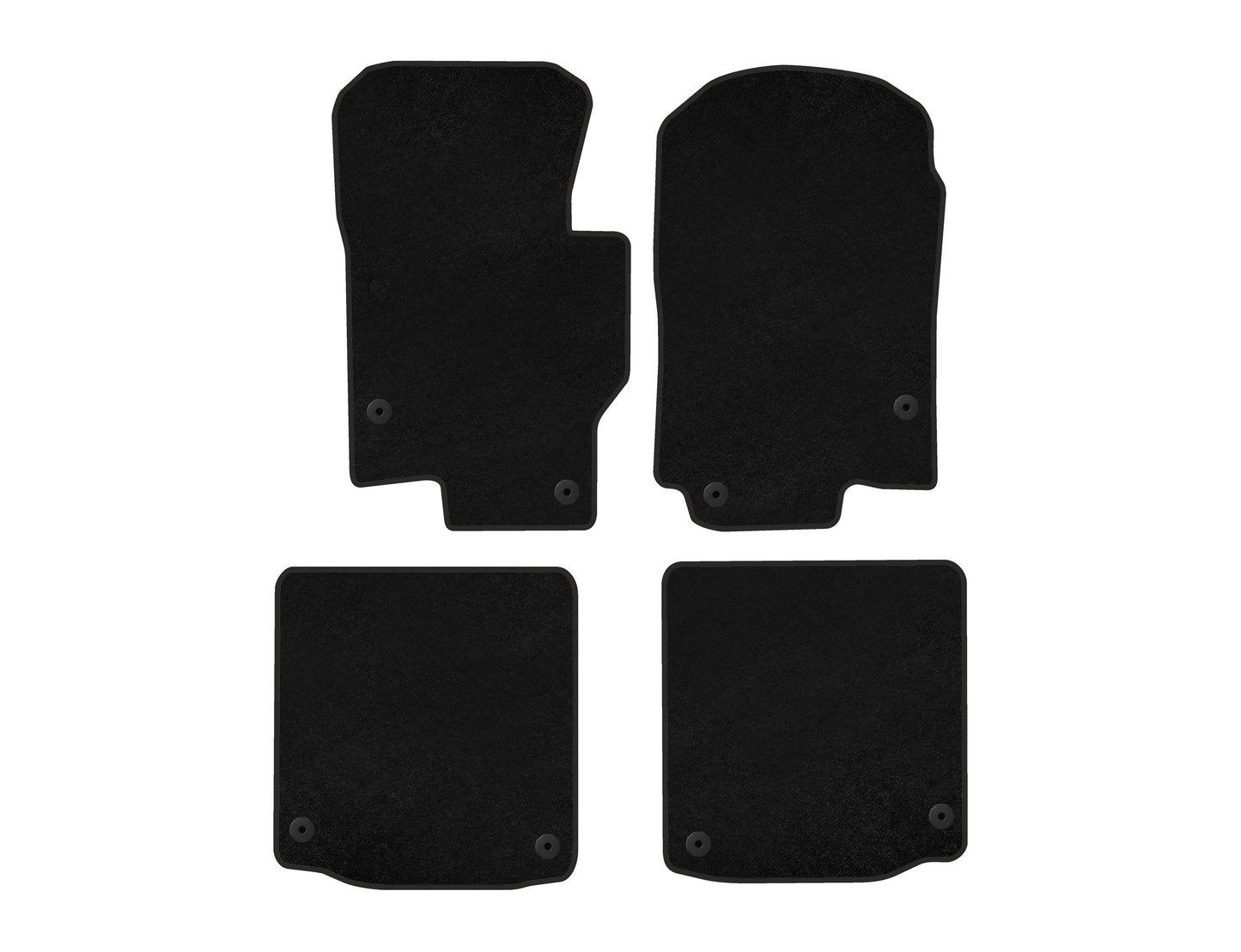 Textile Floor Mats Classic (For GLS600 Maybach, Black) for Mercedes GLS X167 2019- - image 1
