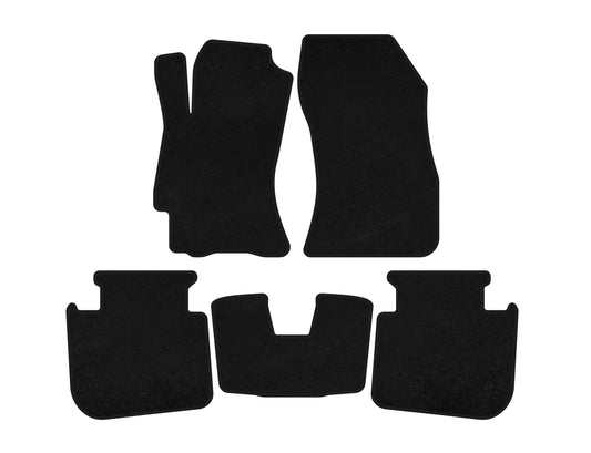 Textile Floor Mats Premium (2009-2013, SD, Black) for Subaru Legacy 2009-2014 - image 1