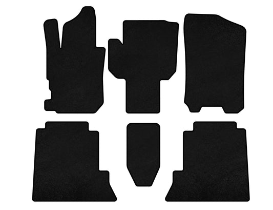 Premium textile rugs (Black) for Honda FR-V - image 1