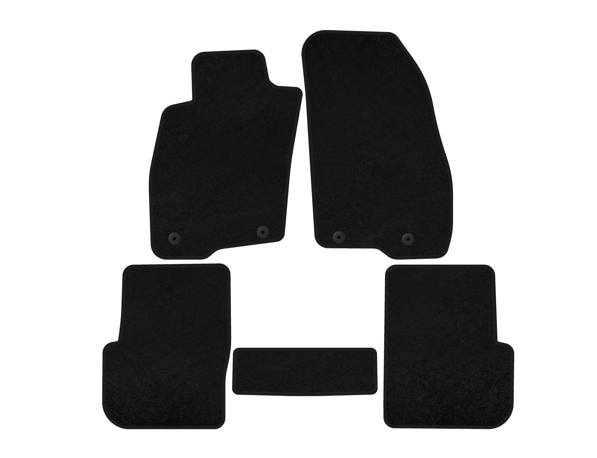 Textile Floor Mats Classic (black) for Alfa Romeo MiTo 2008-2018 - image 1