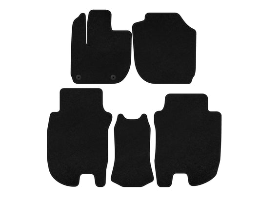 Textile Floor Mats Premium (Black) for Honda HR-V 2014-2021 - image 2