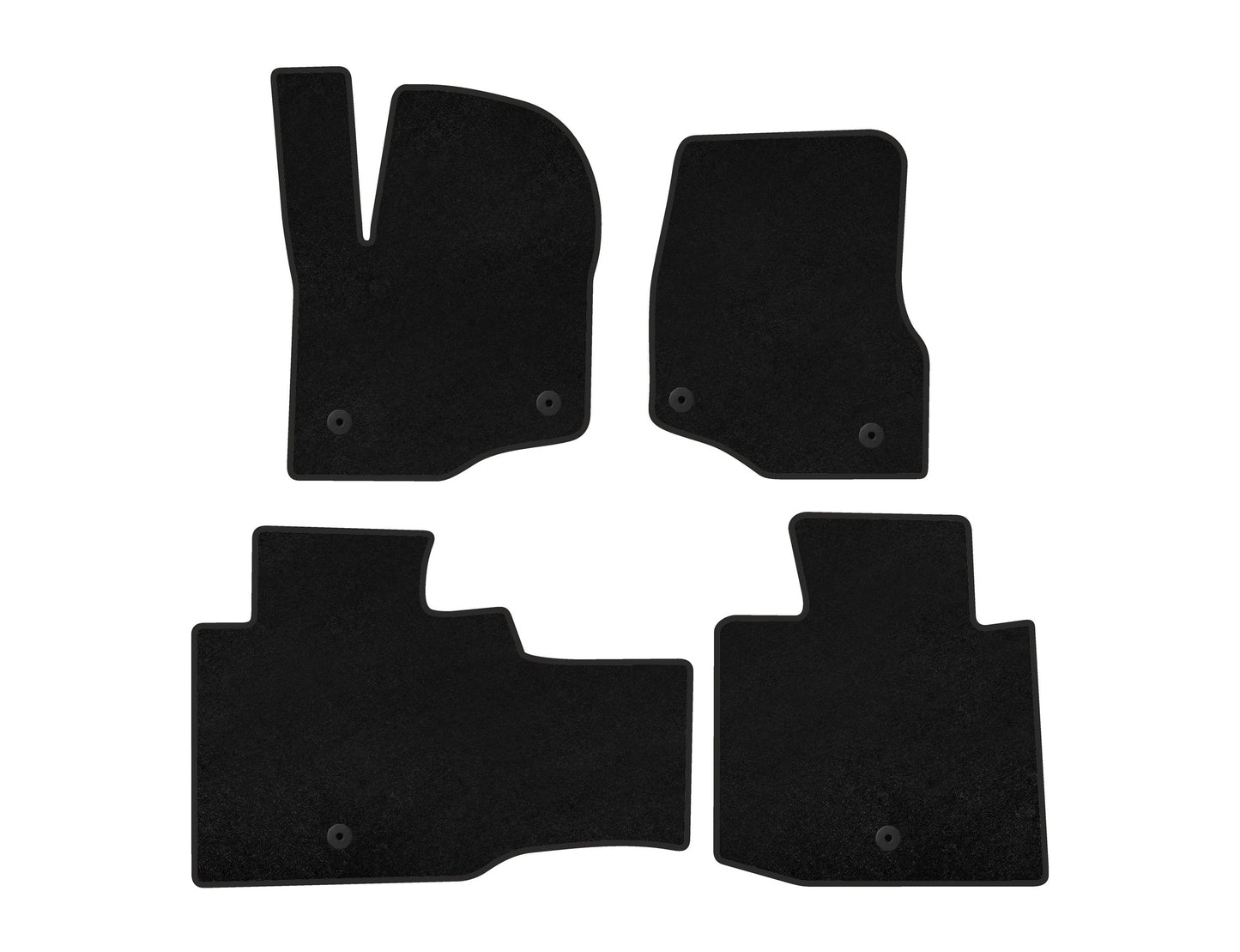 Textile Floor Mats Premium (Black) for Lincoln Navigator 2018- - image 1