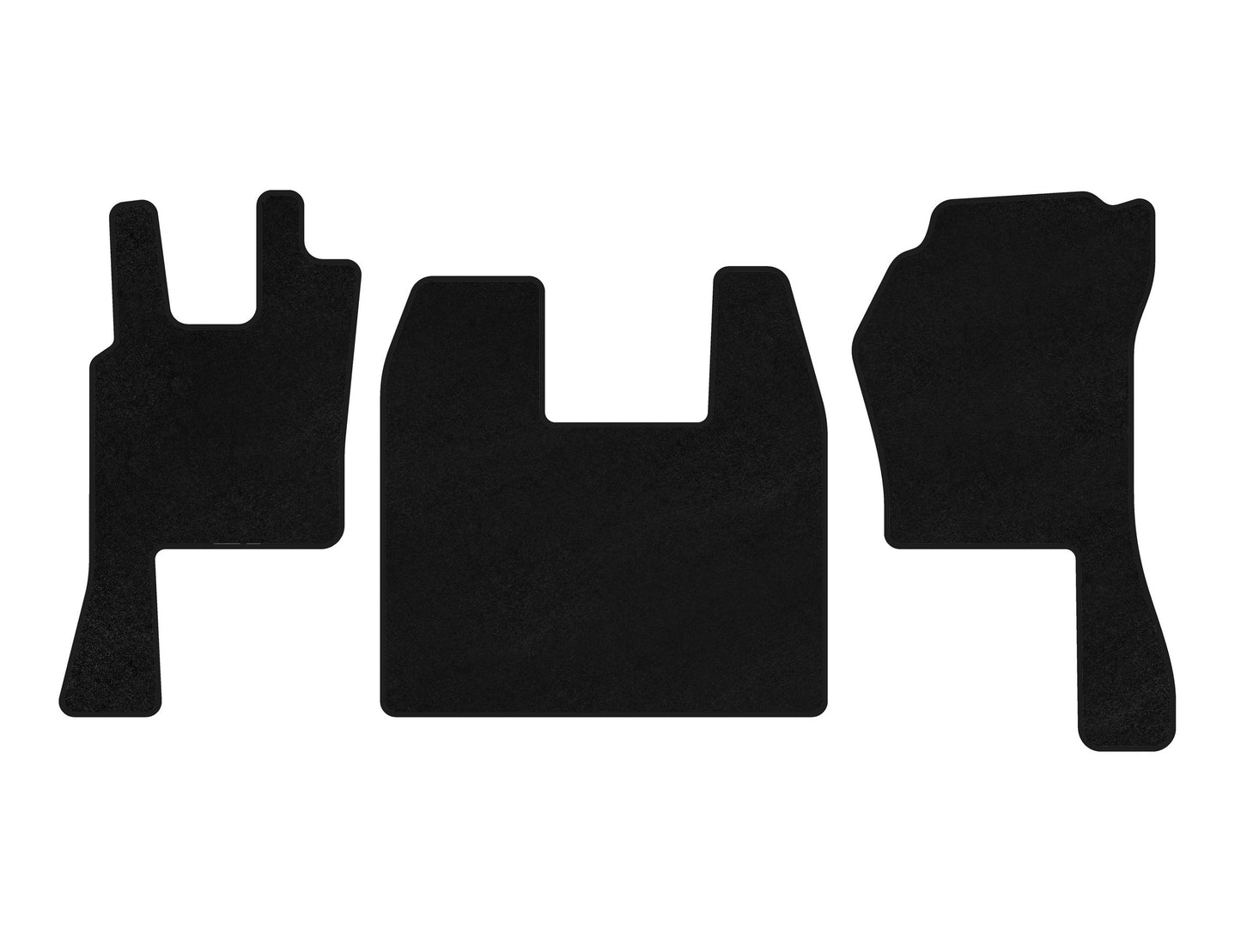 Textile Floor Mats Classic (black) for Scania P Series 2004-2017 - image 1