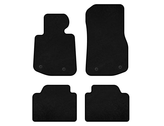 Textile Floor Mats Classic V2 (Black) for BMW 4 Series F32/F33/F36 2012-2020 - image 1