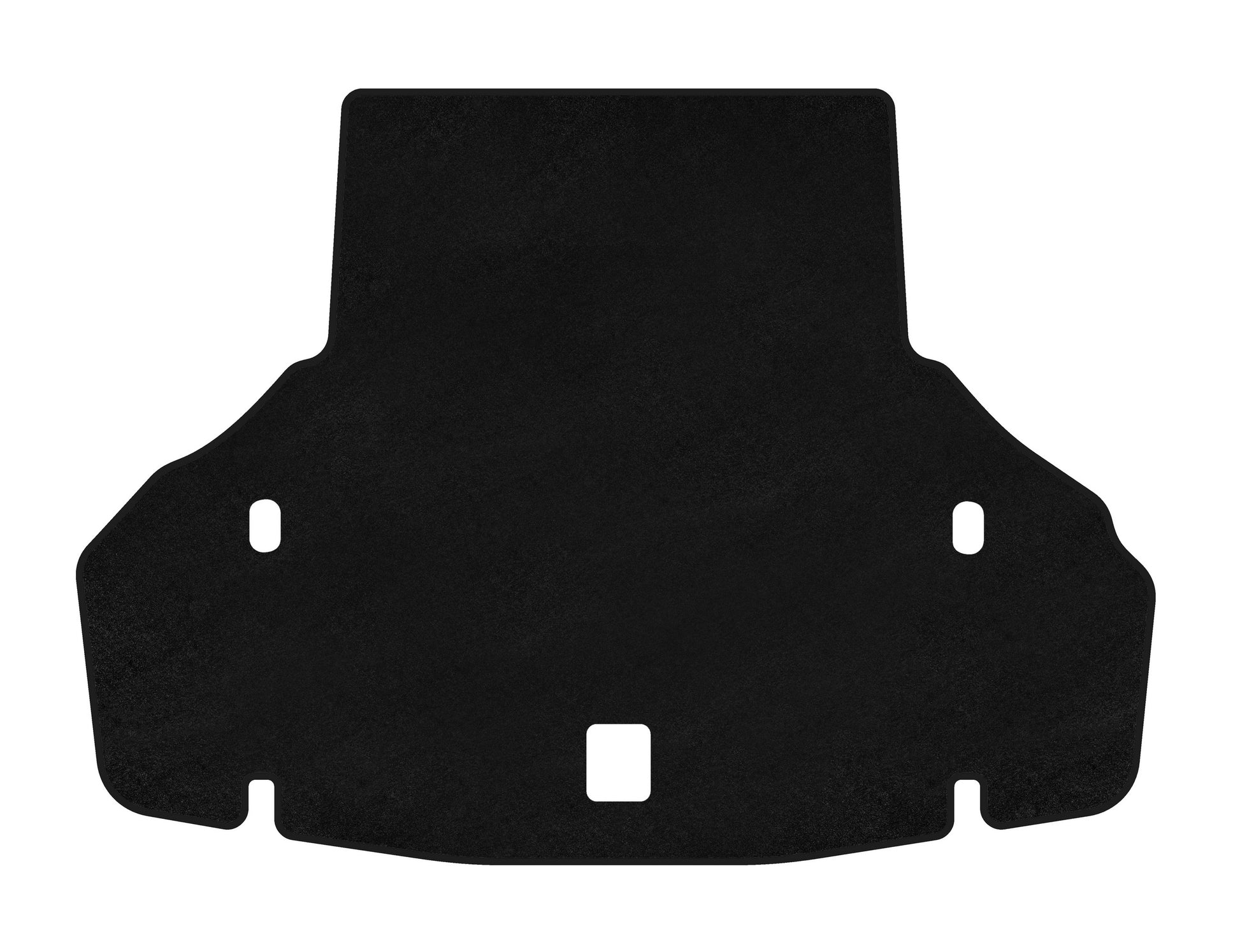 Premium textile trunk mat (2007-2009, SD, Non-AWD, USA, Black) for Lexus LS 2007-2017 - image 1
