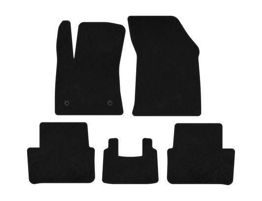 Textile Floor Mats Premium (2016-2020, SW, Black) for Renault Megane IV 2016-2025 - image 1