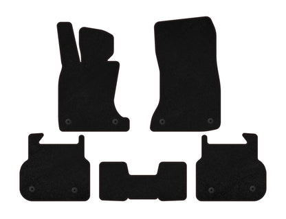 Textile Floor Mats Premium (for F01, Black) for BMW 7 Series F01/F02 2008-2015 - image 1