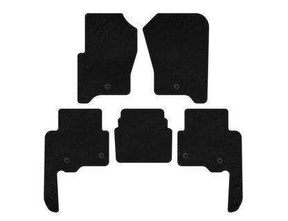 Textile Floor Mats Classic (Black) for Land Rover Discovery IV 2009-2017 - image 1