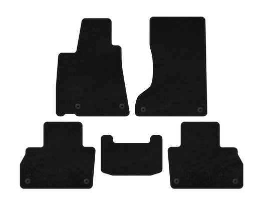 Textile Floor Mats Premium (Black) for Maserati Levante 2016- - image 1