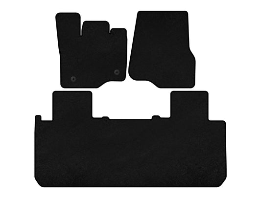 Textile Floor Mats Classic (Black) for Ford F-150 2014-2021 - image 1