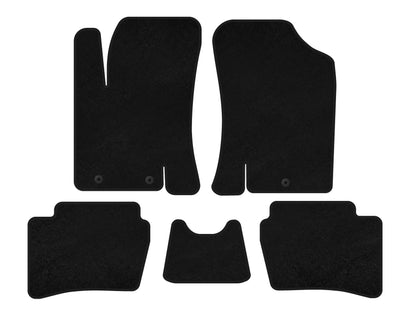 Textile Floor Mats Premium (HB, Black) for Hyundai I-20 2008-2012 - image 2
