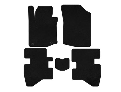 Textile Floor Mats Classic (HB, Black) for Citroen C-1 2005-2014 - image 1