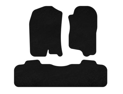 Textile Floor Mats Classic (2 Rows, 2007-2014, Black) for Chevrolet Tahoe 2007-2014 - image 1