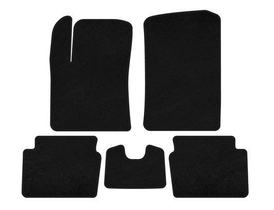 Textile Floor Mats Premium (HB, Black) for Hyundai I-10 2008-2013 - image 1