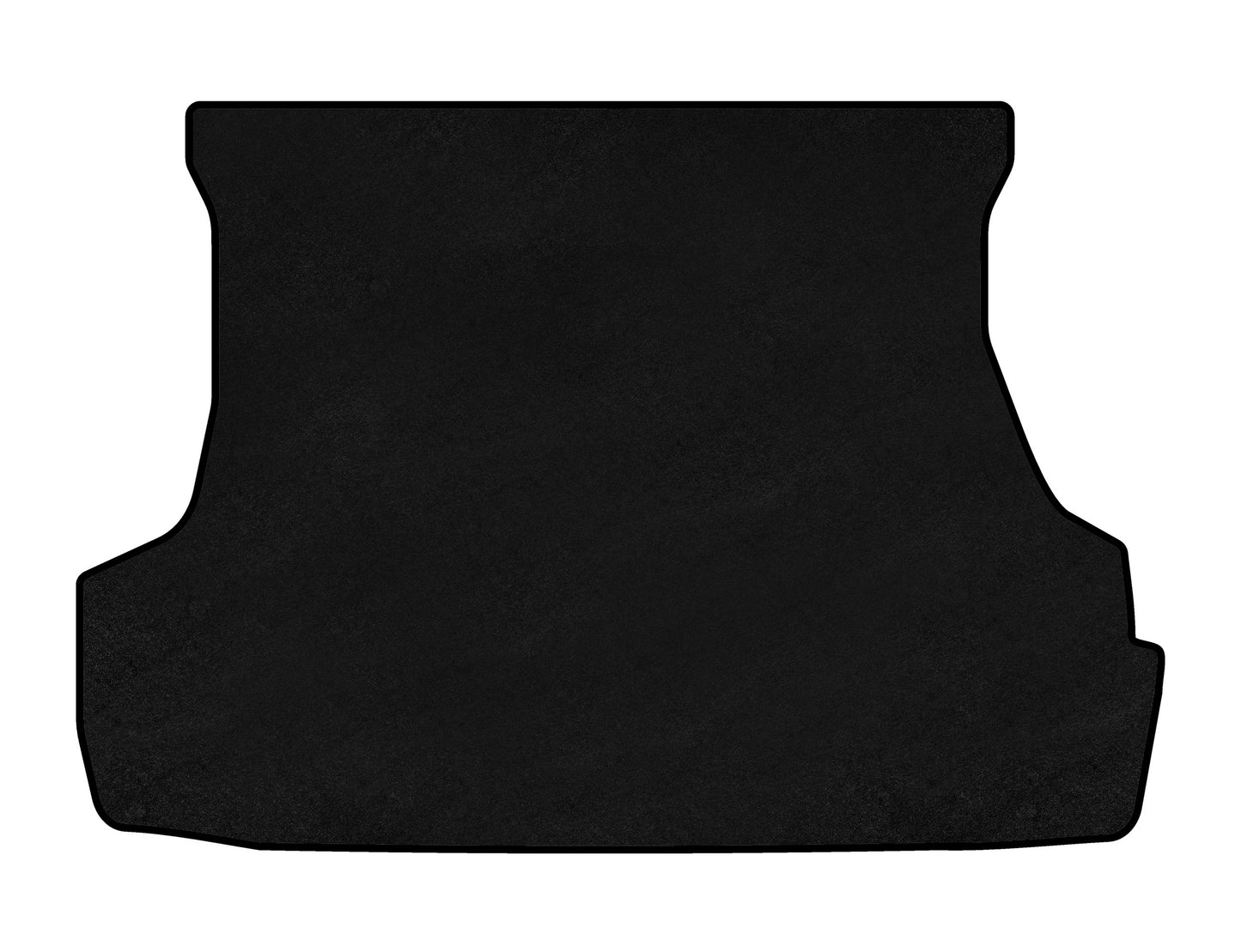 Premium textile trunk mat (HB, 5-door, Black) for Mazda 323 - image 1