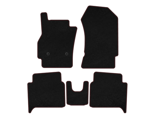 Textile Floor Mats Premium (HB, Black) for Renault Zoe 2012-2019 - image 1