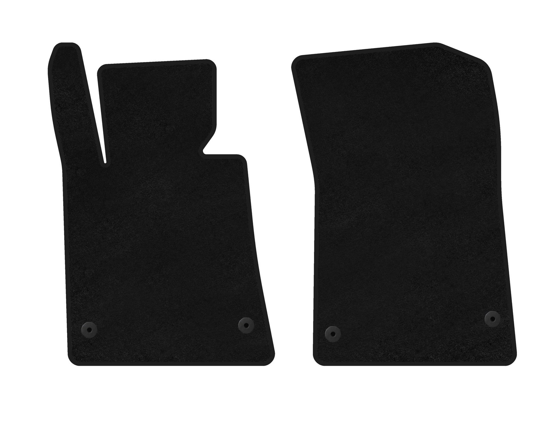 Textile Floor Mats Premium (Roadster, Black) for Mercedes SLK R172 2011-2016 - image 1