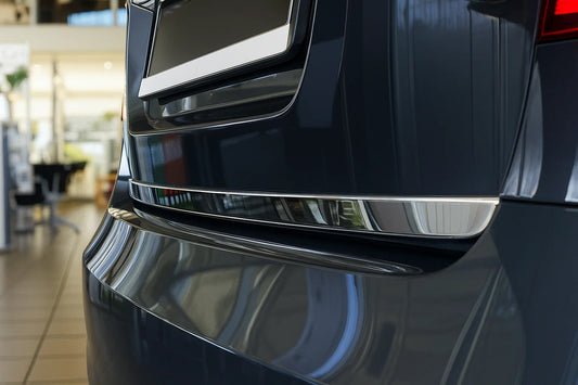 Trunk trim (1 pc, stainless steel) for Seat Ibiza 2017- - image 1