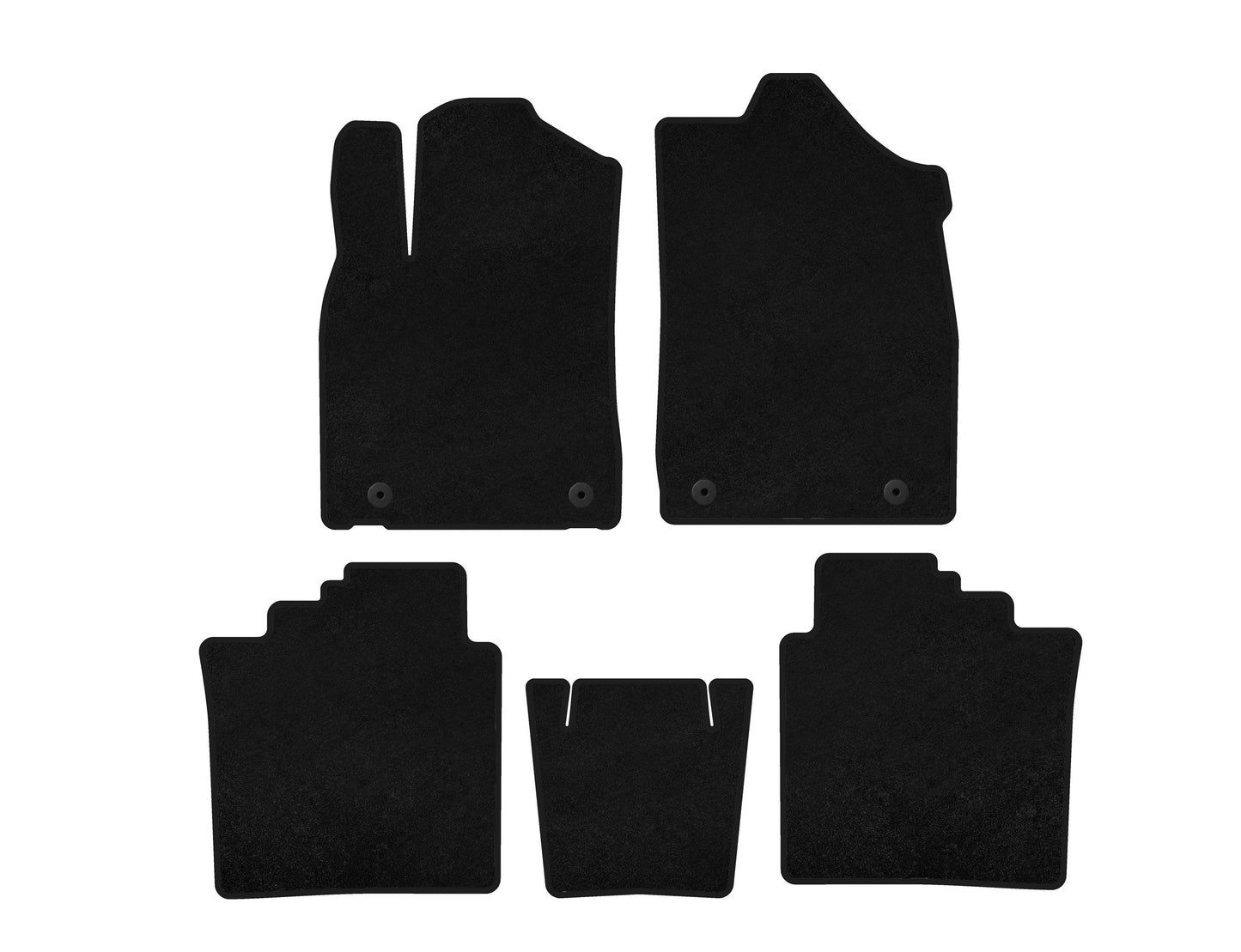 Textile Floor Mats Premium (black) for Lexus ES 2012-2018 - image 1