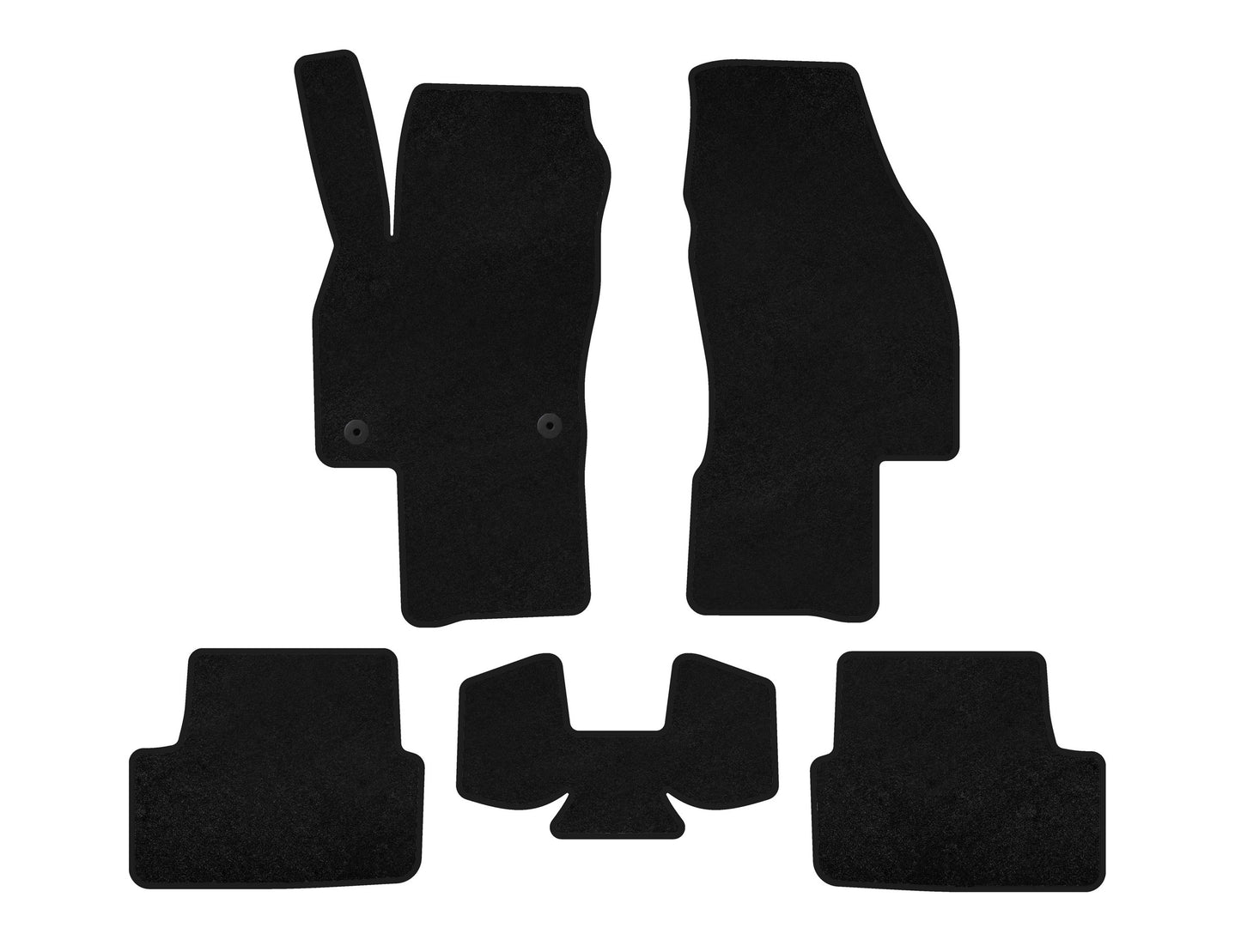 Textile Floor Mats Classic (Black) for Seat Arona 2017- - image 1
