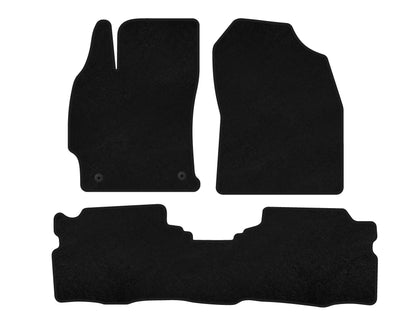 Textile Floor Mats Classic (LB, Hybrid, Black) for Toyota Prius 2015-2022 - image 1